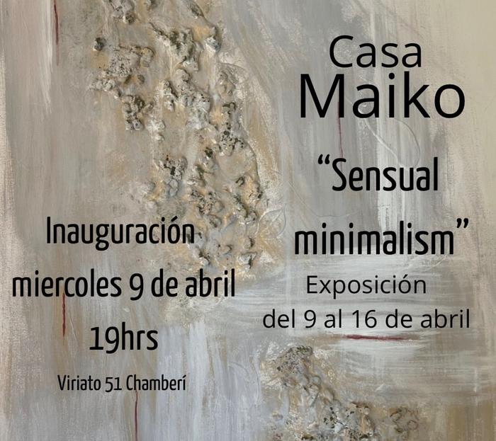 Cartel — Sensual Minimalismo
