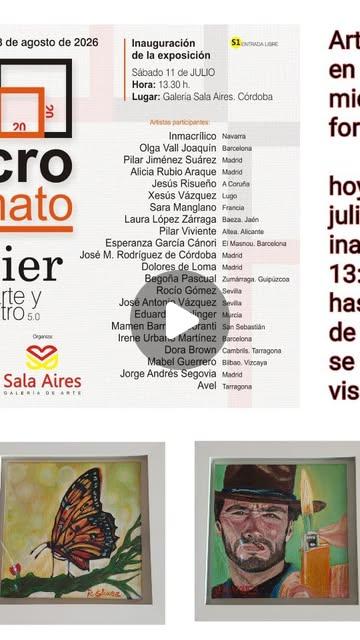 Cartel — Arte en micro formato Atelier de arte y encuentro