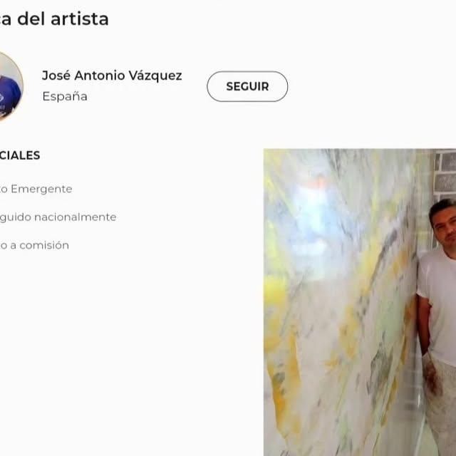 Cartel — Representación artística Con la galería Singulart de París Francia