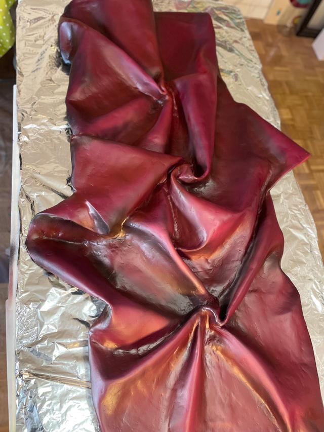 Proceso de la escultura “A flor de piel