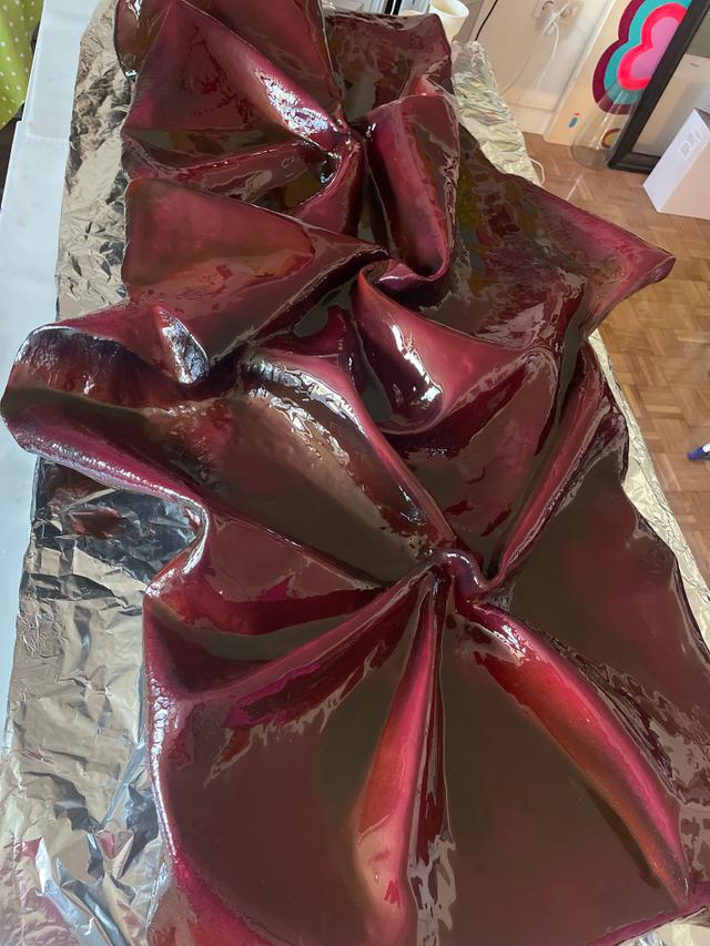 Proceso de la escultura “A flor de piel